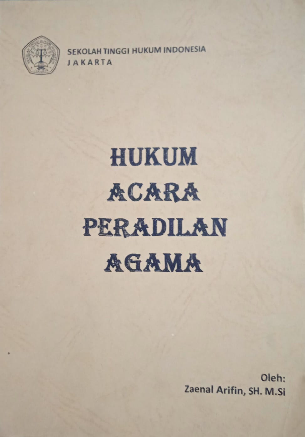 HUKUM ACARA PERADILAN AGAMA