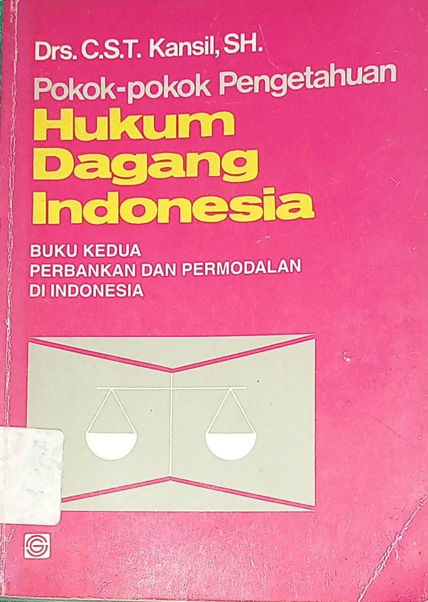 POKOK-POKOK PENGETAHUAN HUKUM DAGANG INDONESIA